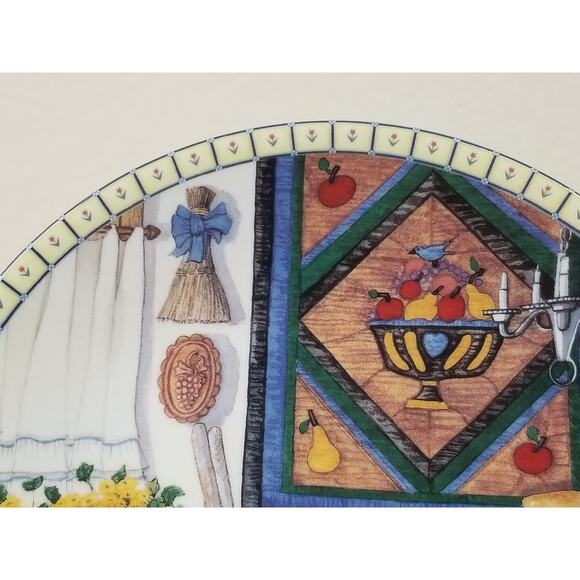 Cats Kittens Plate Table Trouble Hannah Hollister 8 1/4" Wall Decor 1991 - Picture 5 of 10